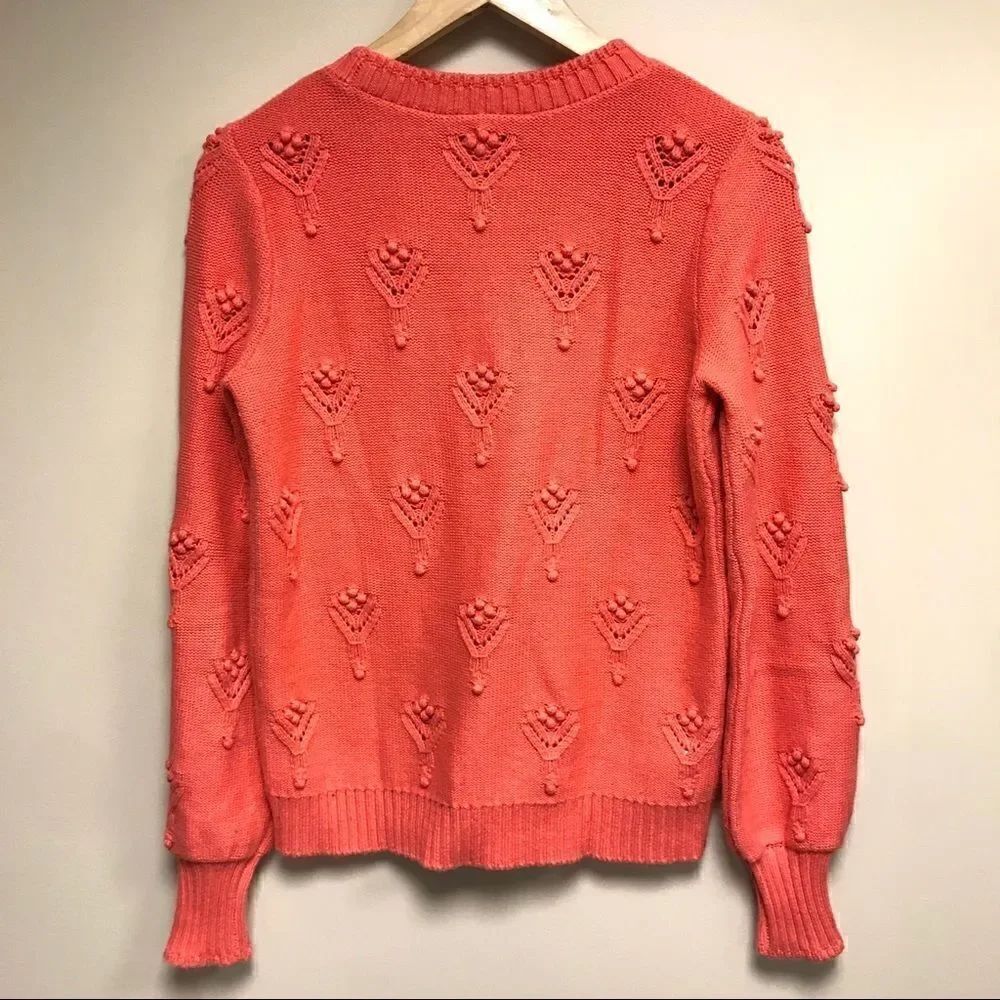 Loft melon colored sweater.  Size XS - Picture 3 of 6